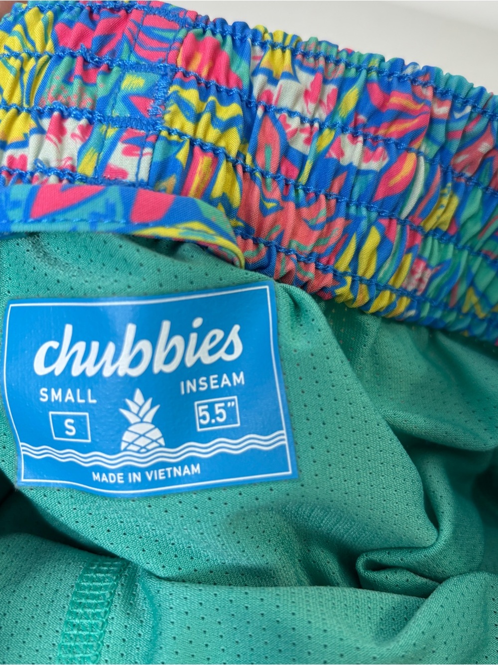 Chubbies Tropical Print Swim Trunks - Picture 4 of 6
